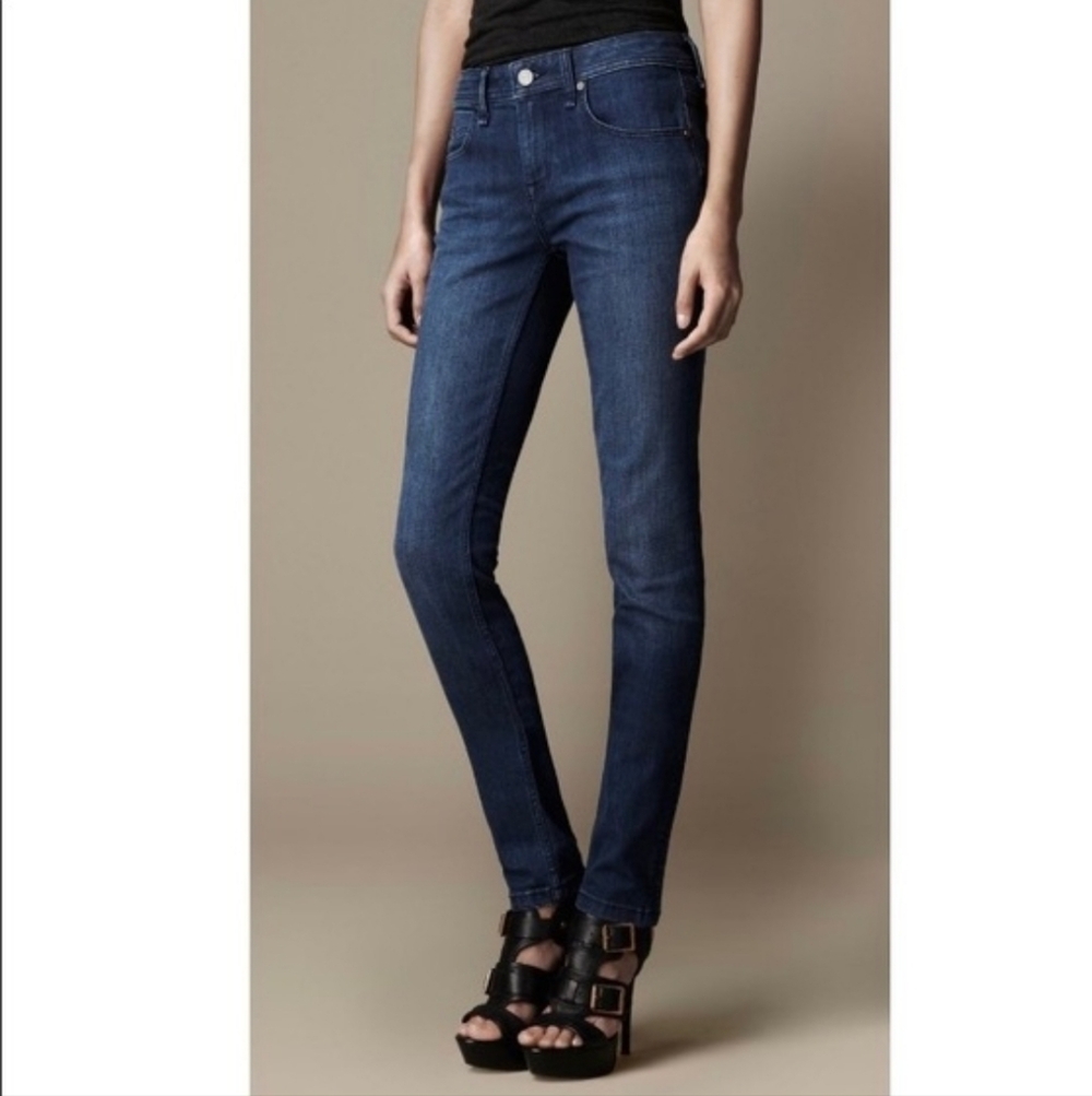 Burberry Women's Straight Leg Jeans - Dark Blue